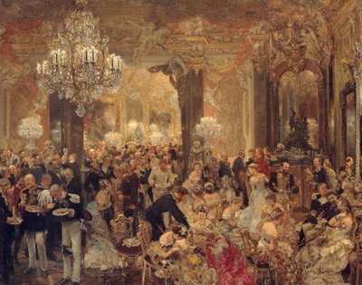 Das Ballsouper Von Adolph Menzel Hochwertiger Kunstdruck   Adolph Menzel   Das Ballsouper   (MeisterDrucke 1188) 